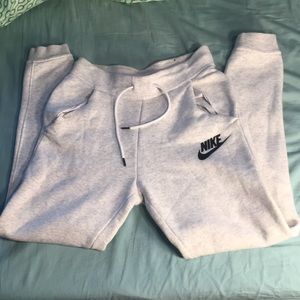 Heathered Grey Nike Joggers
